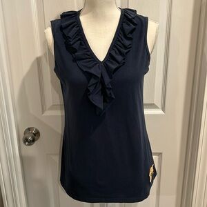 Klutch size large navy Auburn Tigers sleeveless top